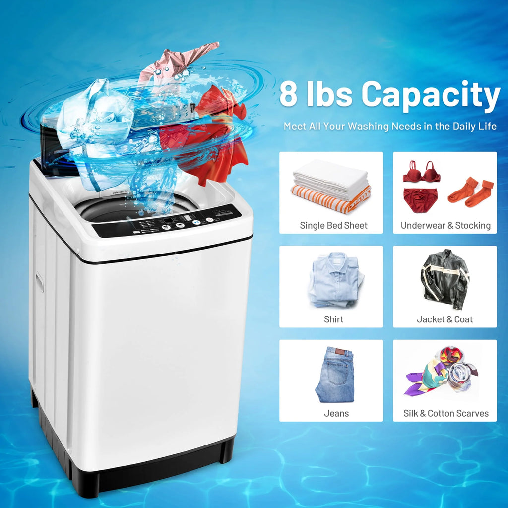 Compact 11 lbs Capacity Washing Machine J726