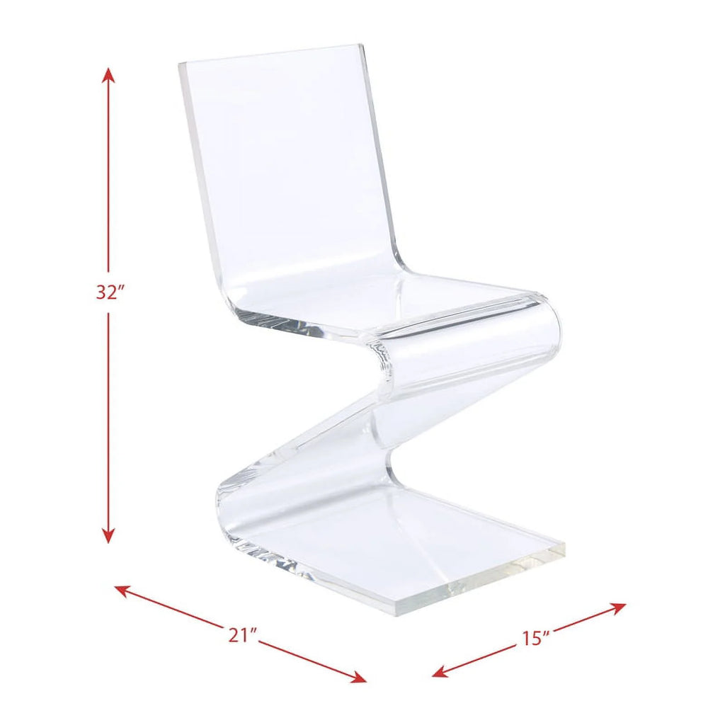 Modern Acrylic Plastic Accent Chair U90590
