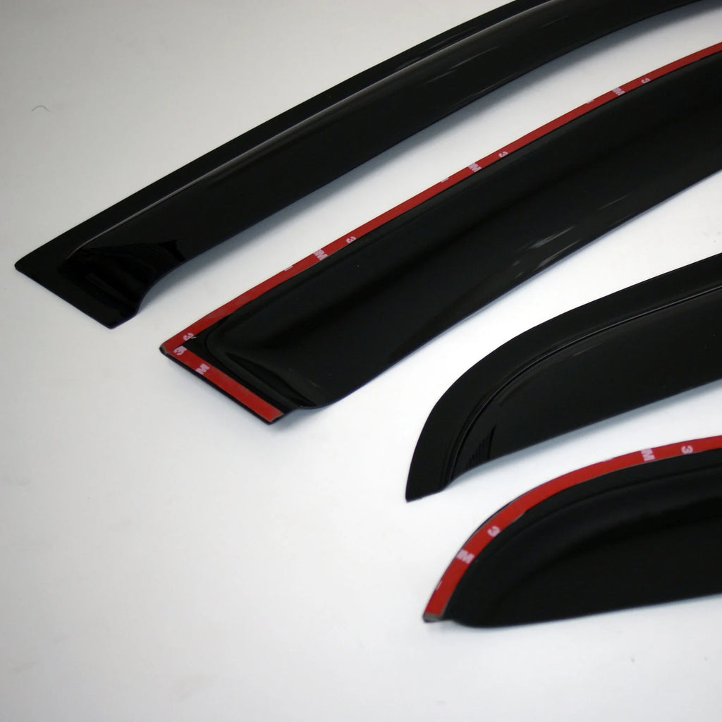 Smoke Tinted 4 Pcs Window Visor Deflector Set S990