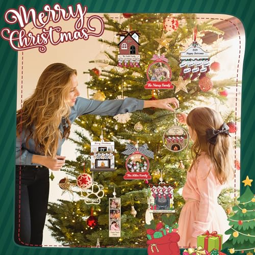 Wooden Christmas Ornament with Name Picture Y861