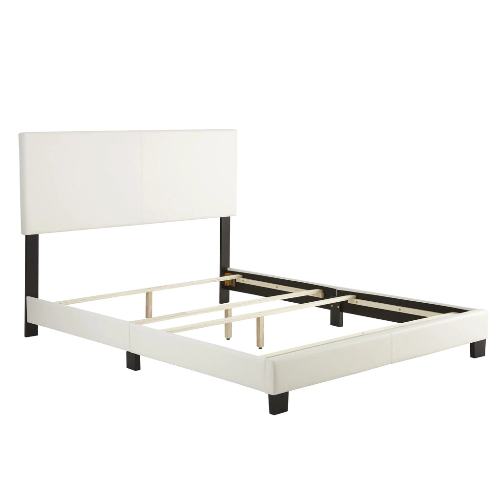 Queen Upholstered Platform Bed V53605