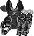 Adult Catcher's Box Set Black/Silver F387525