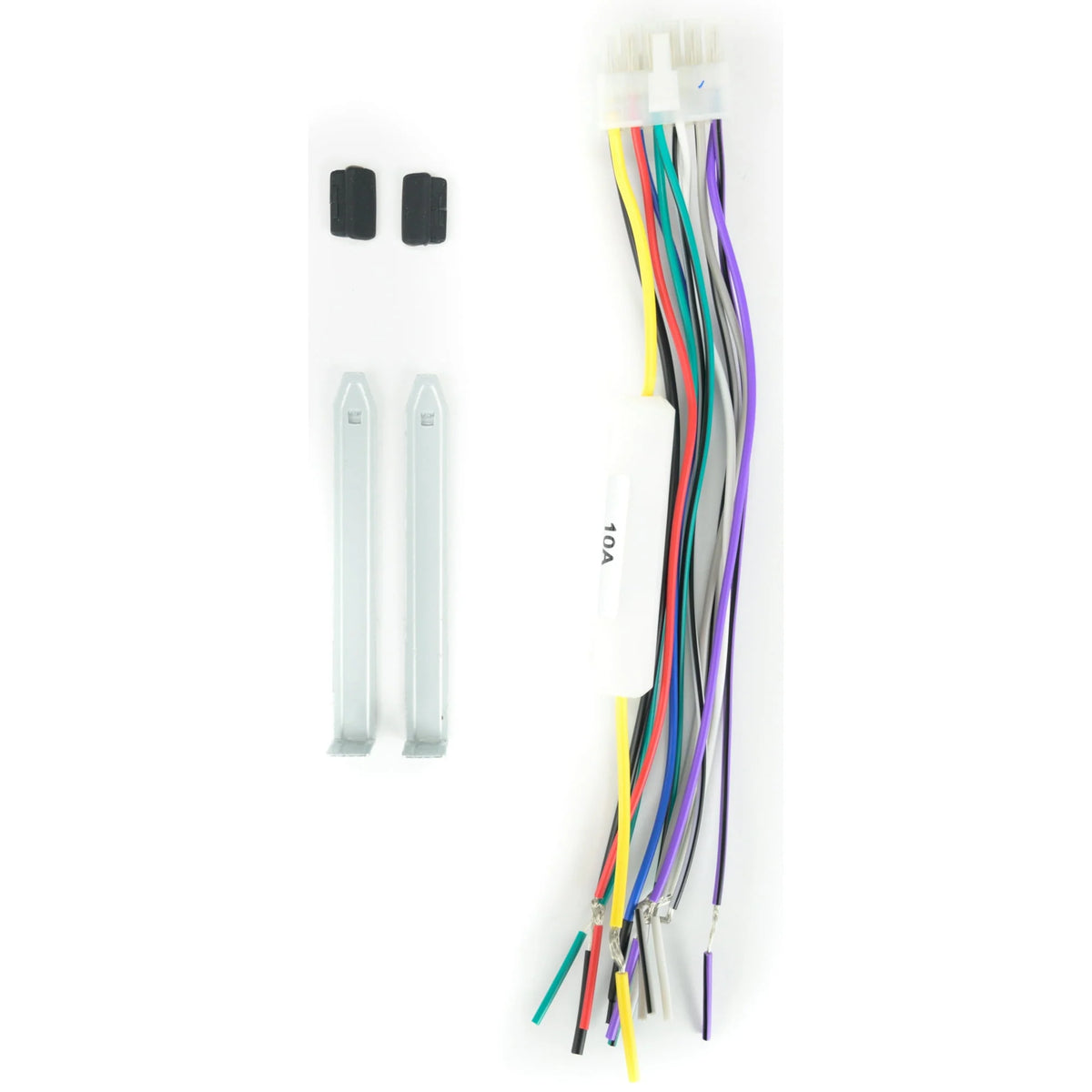 Single DIN Car Stereo and 6.5 Coaxial Speakers Bundle Z569458