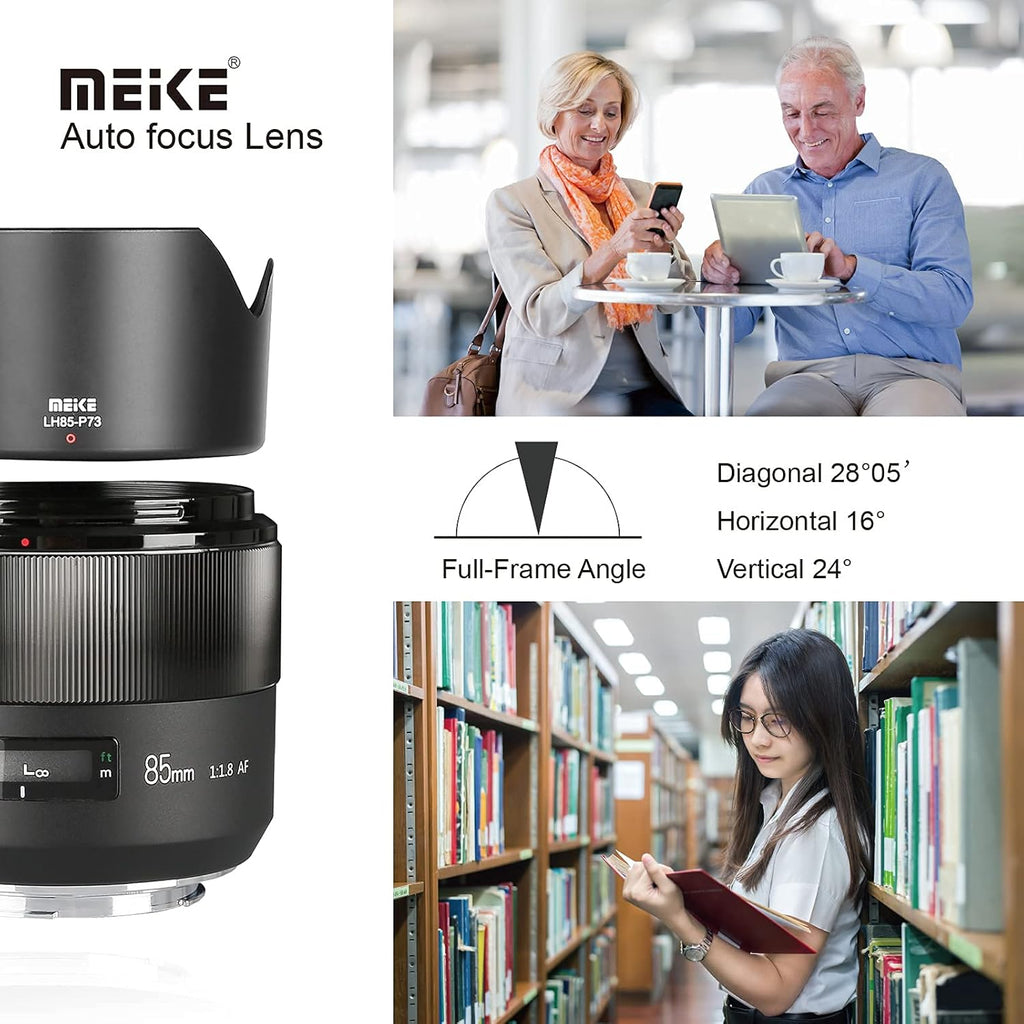 85mm F1.8 Full Frame Auto Focus Lens for EF Mount Digital SLR Cameras K358