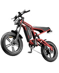 Electric Dirt Bike 20 inch Fat Tire 300+ lbs Heavy Duty Mountain Bicycle e-Bike D447