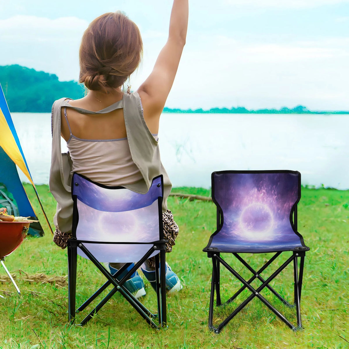 Portable Camping Chair with Carry Bag G676286