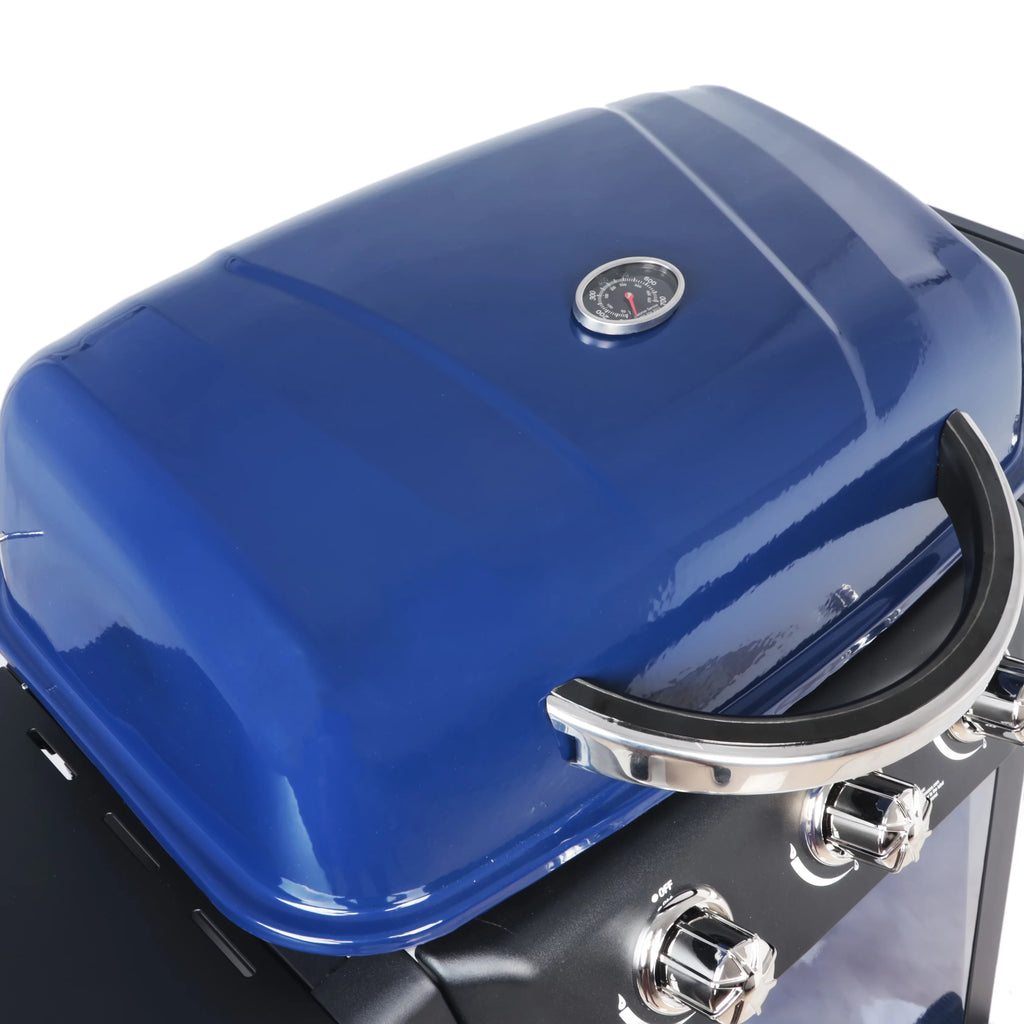 4 Burner Propane Gas Grill with Side Burner H607