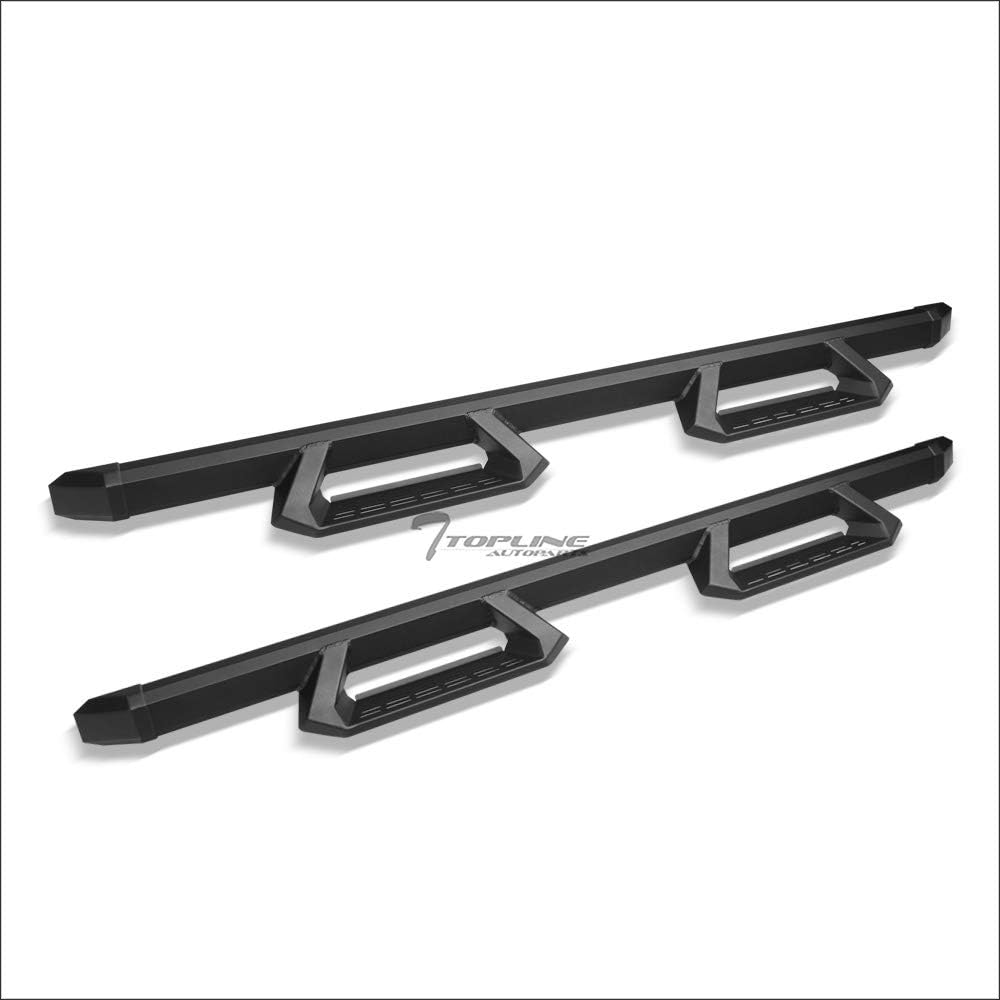 Matte Black Aluminum Drop Step Side Nerf Bars Running Boards E763920