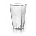 Clear Square Plastic Tumblers, Pack of 14 V643