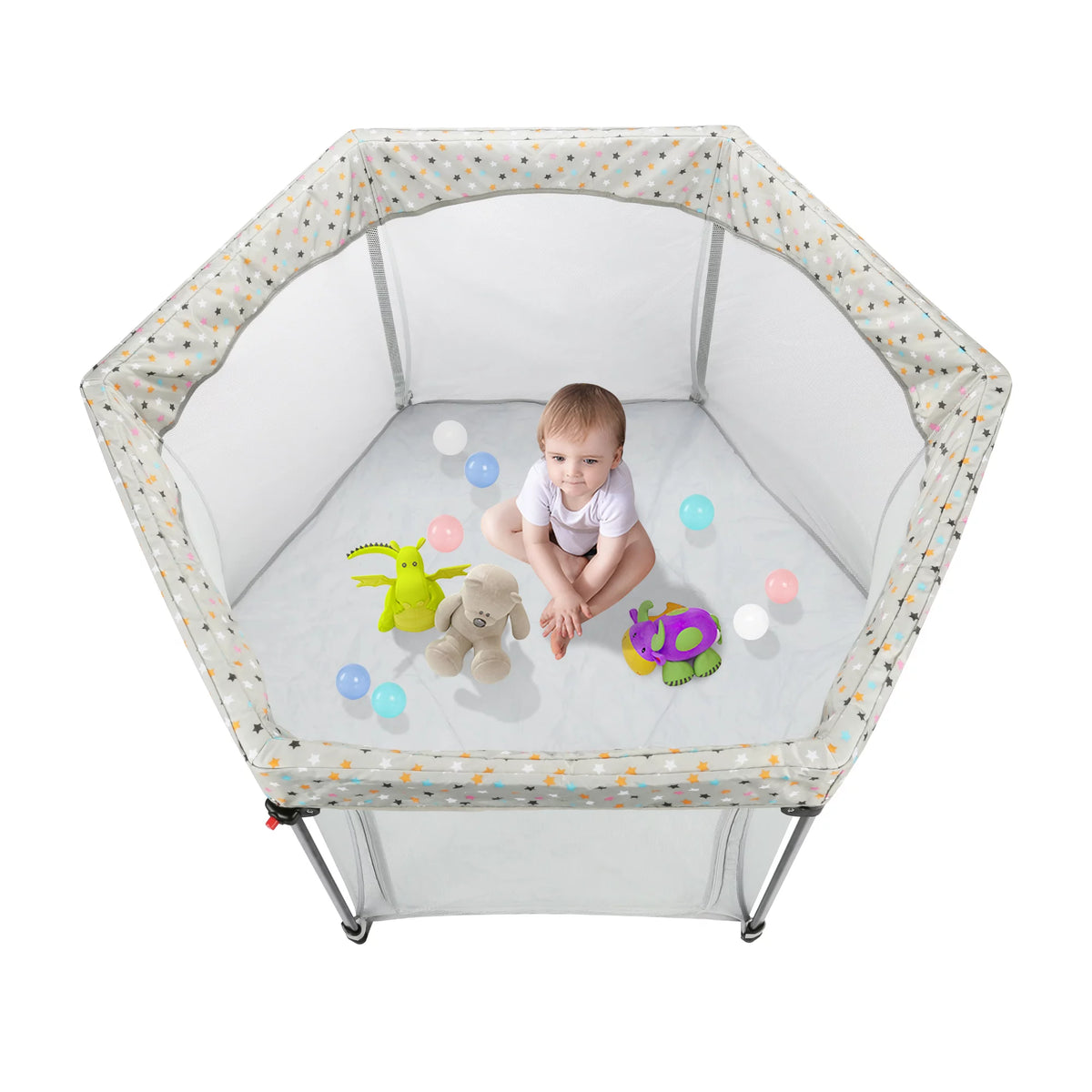 Portable Playard with Zipper Door Y111733
