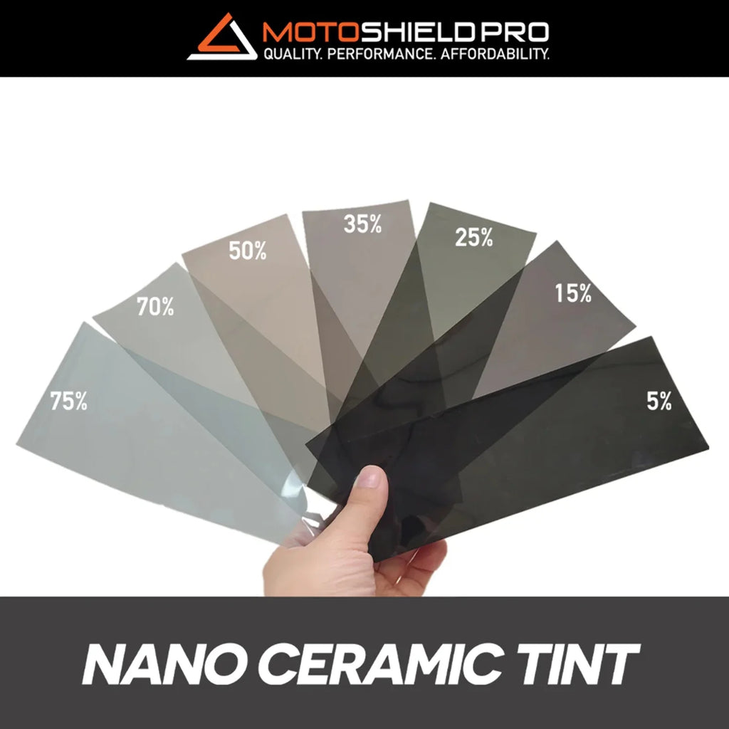 Precut Ceramic Window Tint Film for 2014-2018 Chevrolet Silverado 1500 Crew Cab Front Windshield 50% L6205