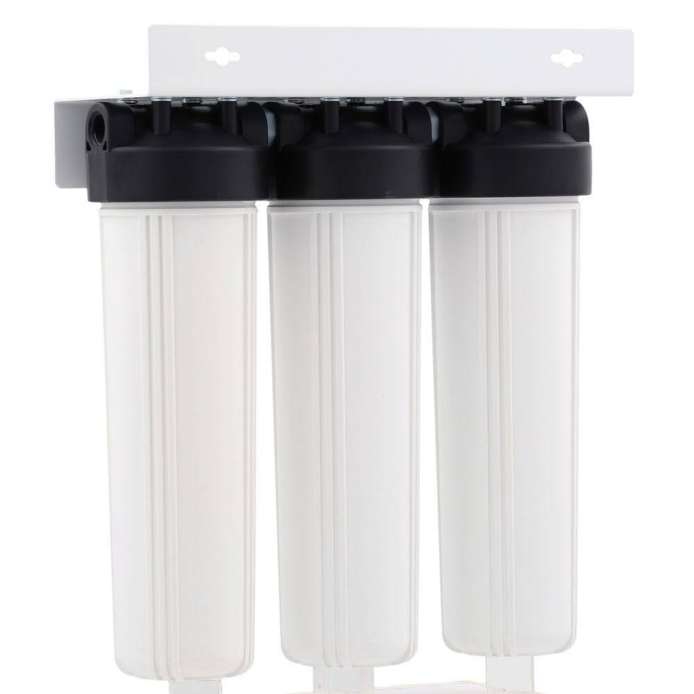 3-Stage Whole House Water Filter with Fine Sediment, Iron, and Carbon D3199