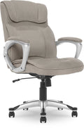 Gray Fabric High-Back Office Chair with Arms G31354