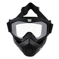 Motorcycle Goggles with Removable Face Mask G2148
