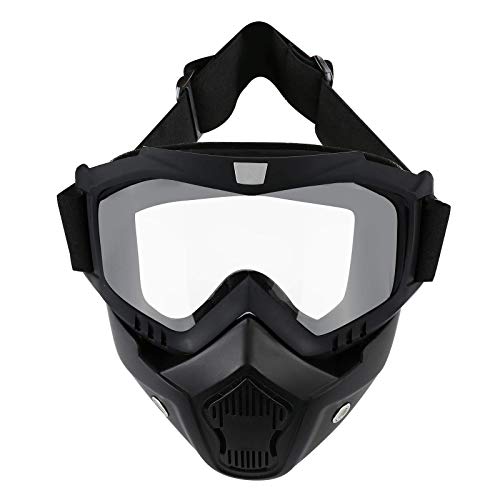 Motorcycle Goggles with Removable Face Mask G2148