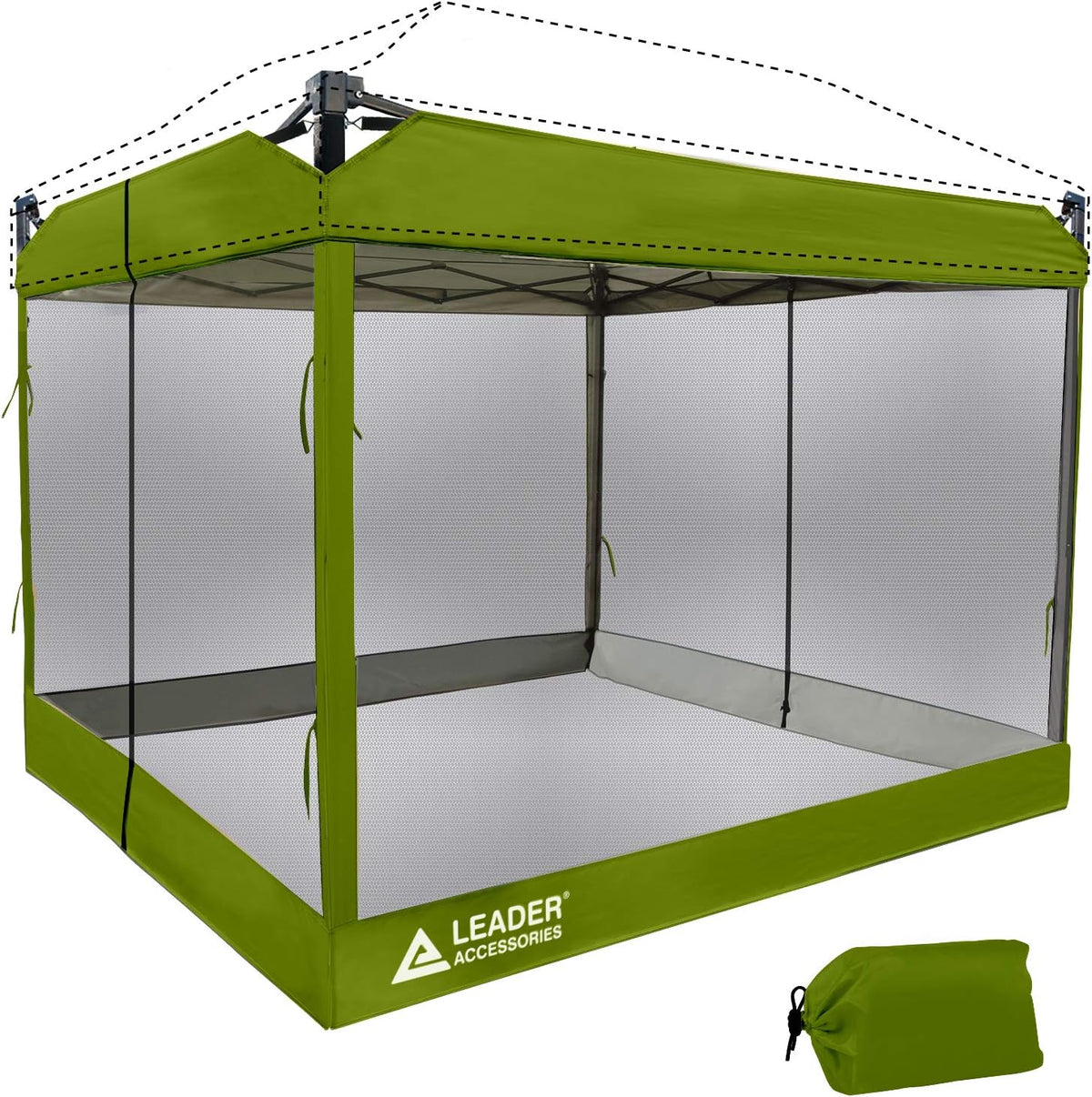 Mesh Screen Zippered Wall Panels for 10' x 10' Canopy V84992
