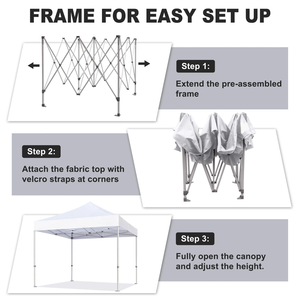8x12 Pop up Canopy Tent F311915
