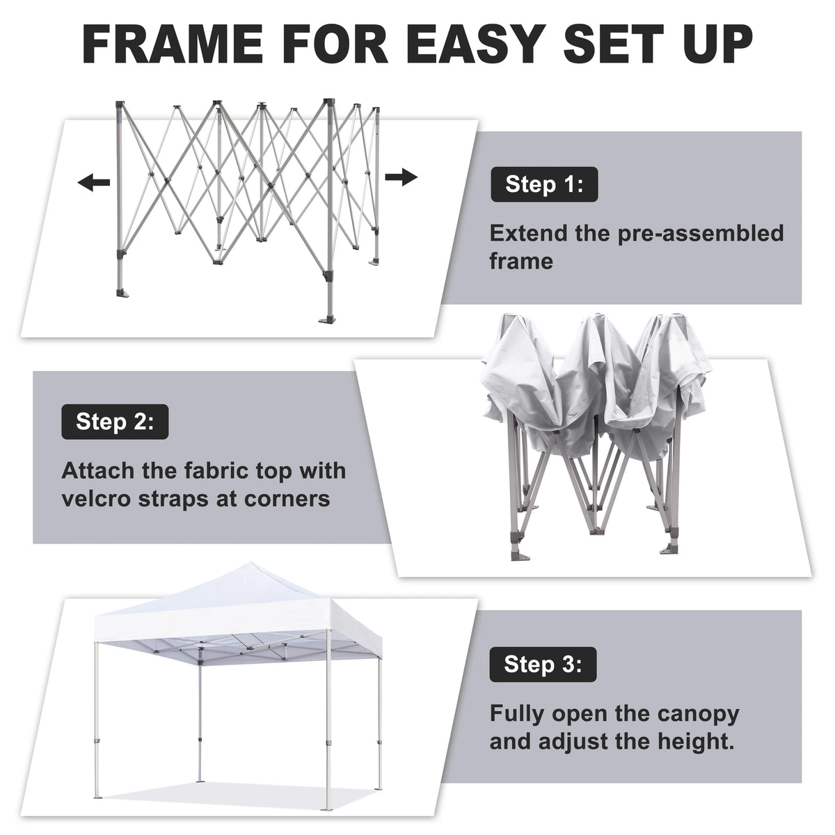 8x12 Pop up Canopy Tent F311915