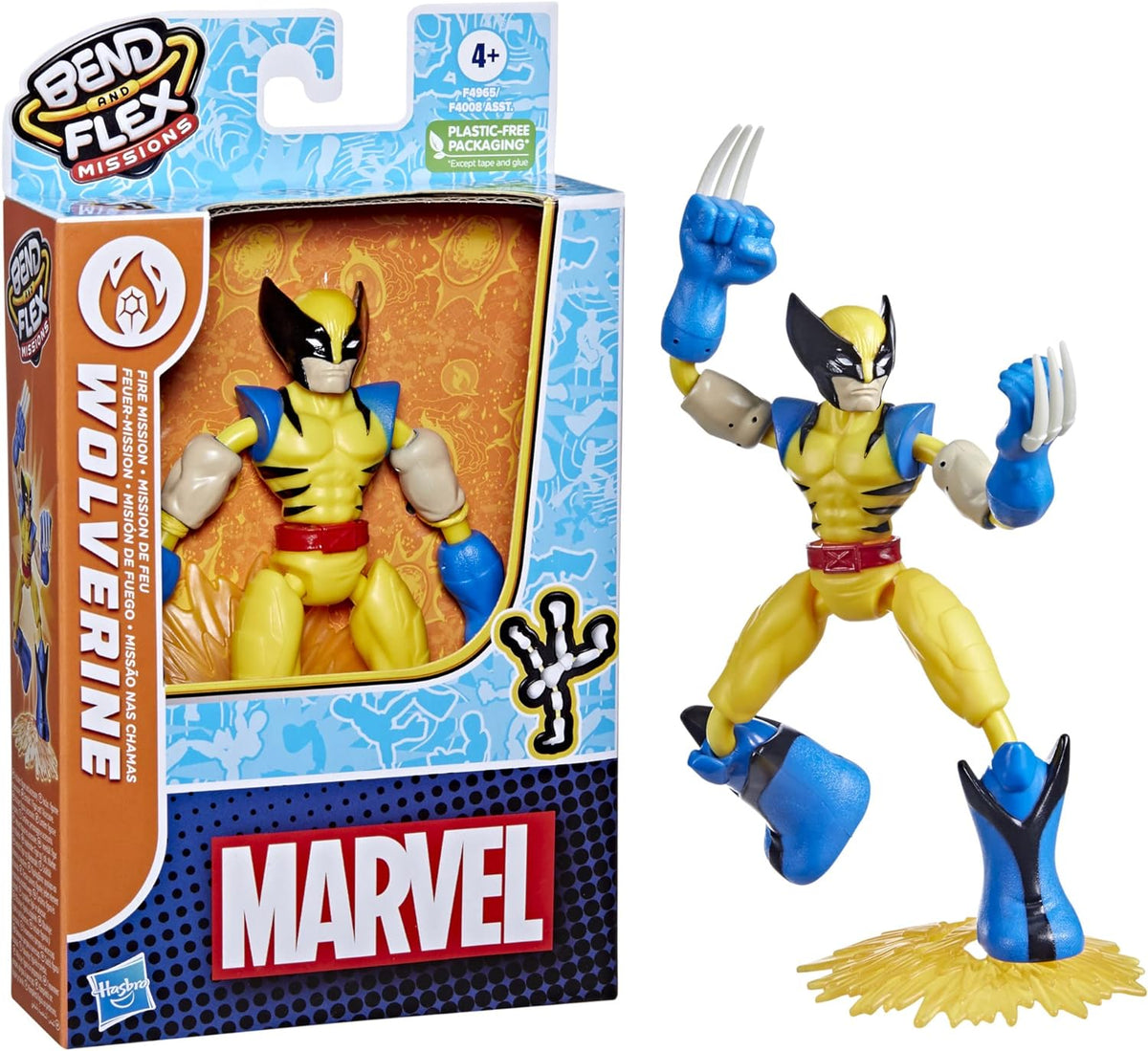 6-Inch-Scale Bendable Wolverine Action Figure X939