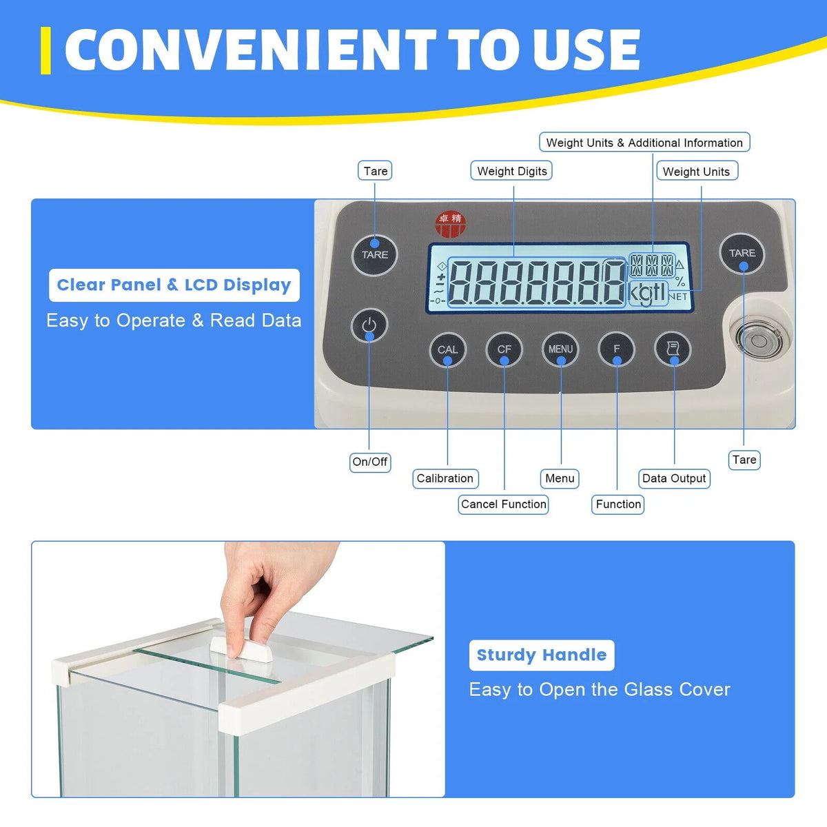 0.1 mg Electronic Analytical Balance L2324