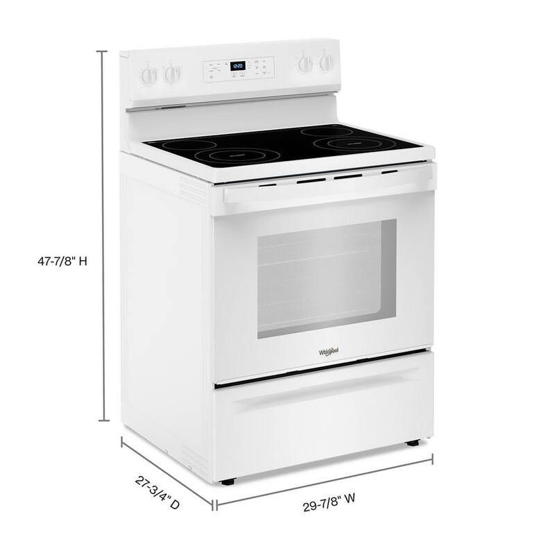 4 Element Freestanding Electric Range in White G158274