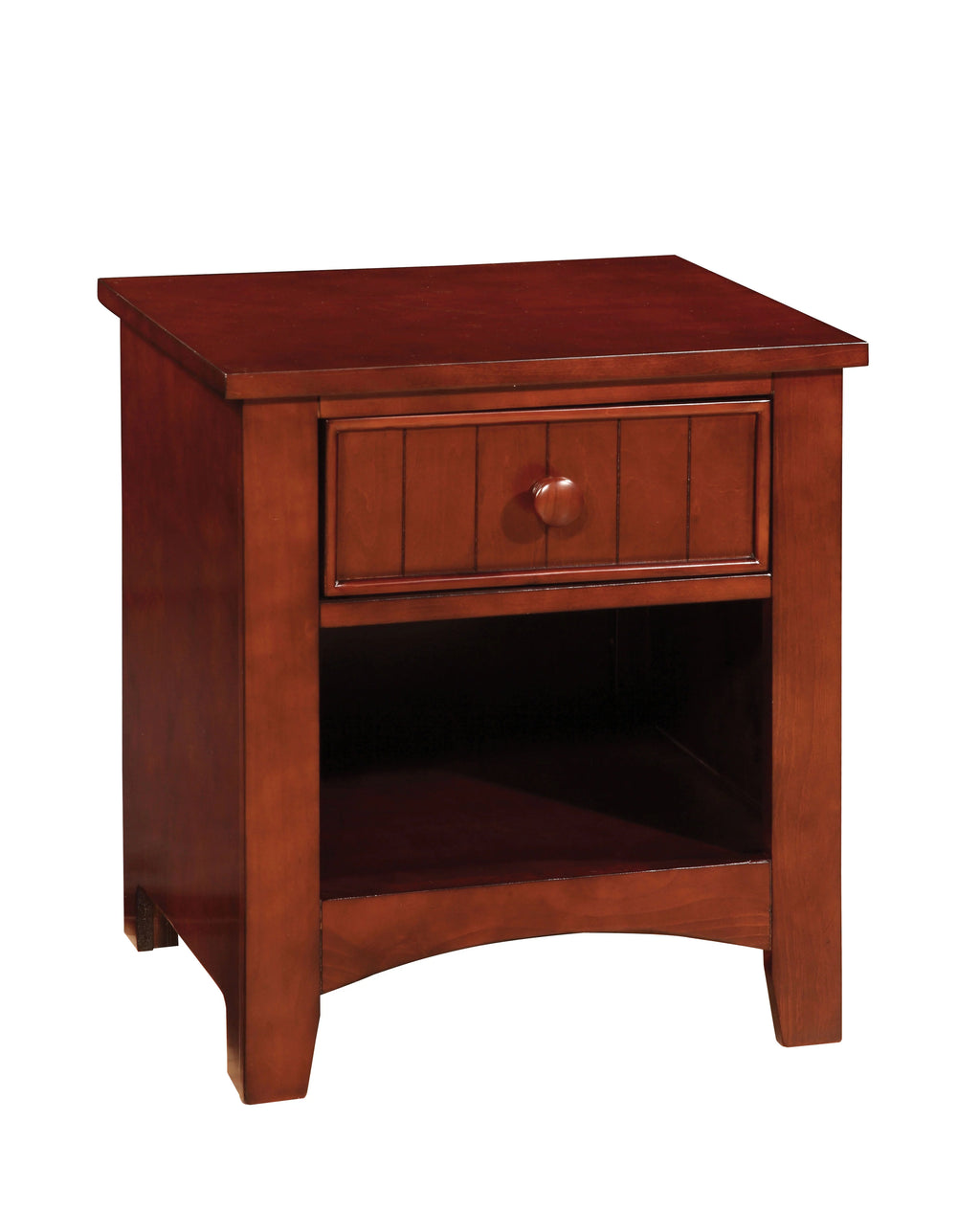 Cherry 1-Drawer Nightstand F9656