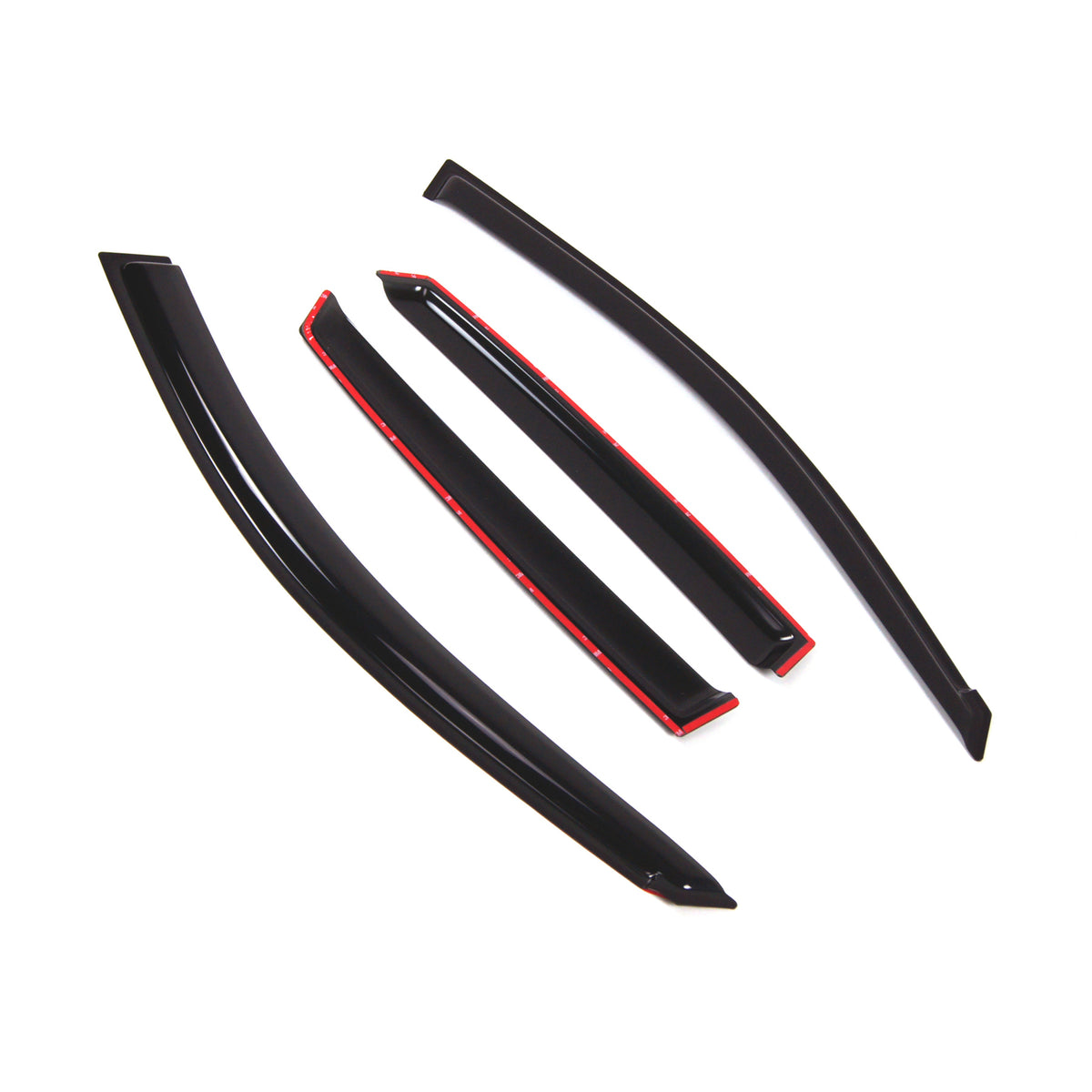 Smoke Tinted 4 Pcs Window Visor Deflector Set S990