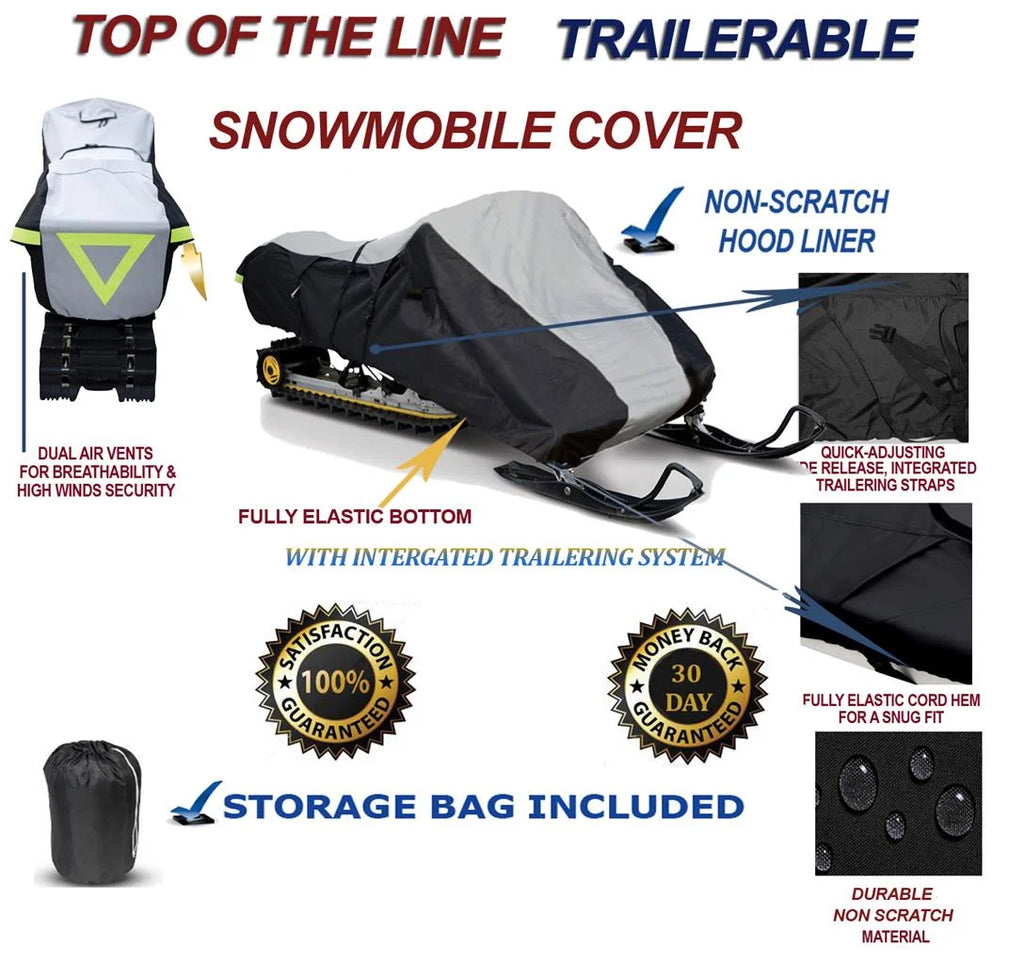 600D Snowmobile Travel and Storage Cover Z3270
