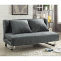 Grey Upholstered Sofa Bed A6793