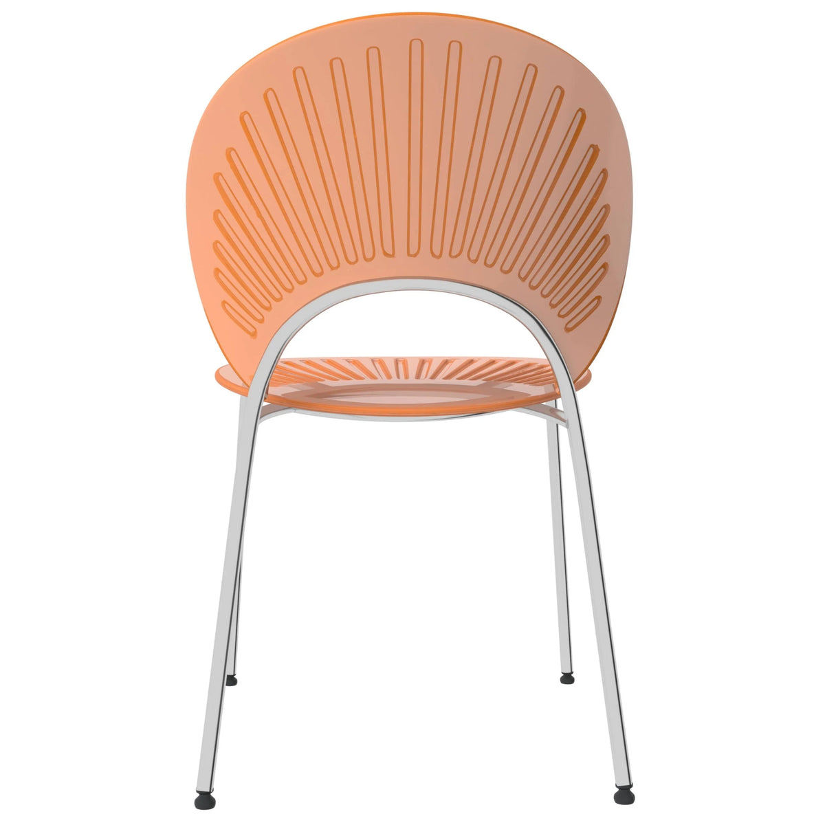 Amber Plastic Dining Chair Set of 4 S78930