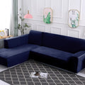 L Shape Velvet Sofa Cover J470541