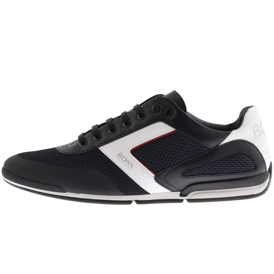 Navy Lowp Trainers H21096