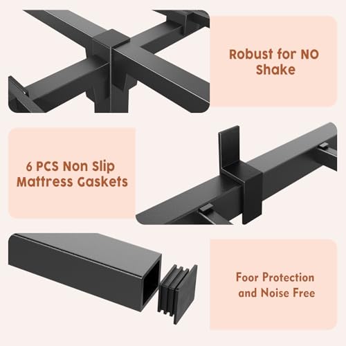 10 Inch Full Tool-Free Metal Platform Bed Frame G611