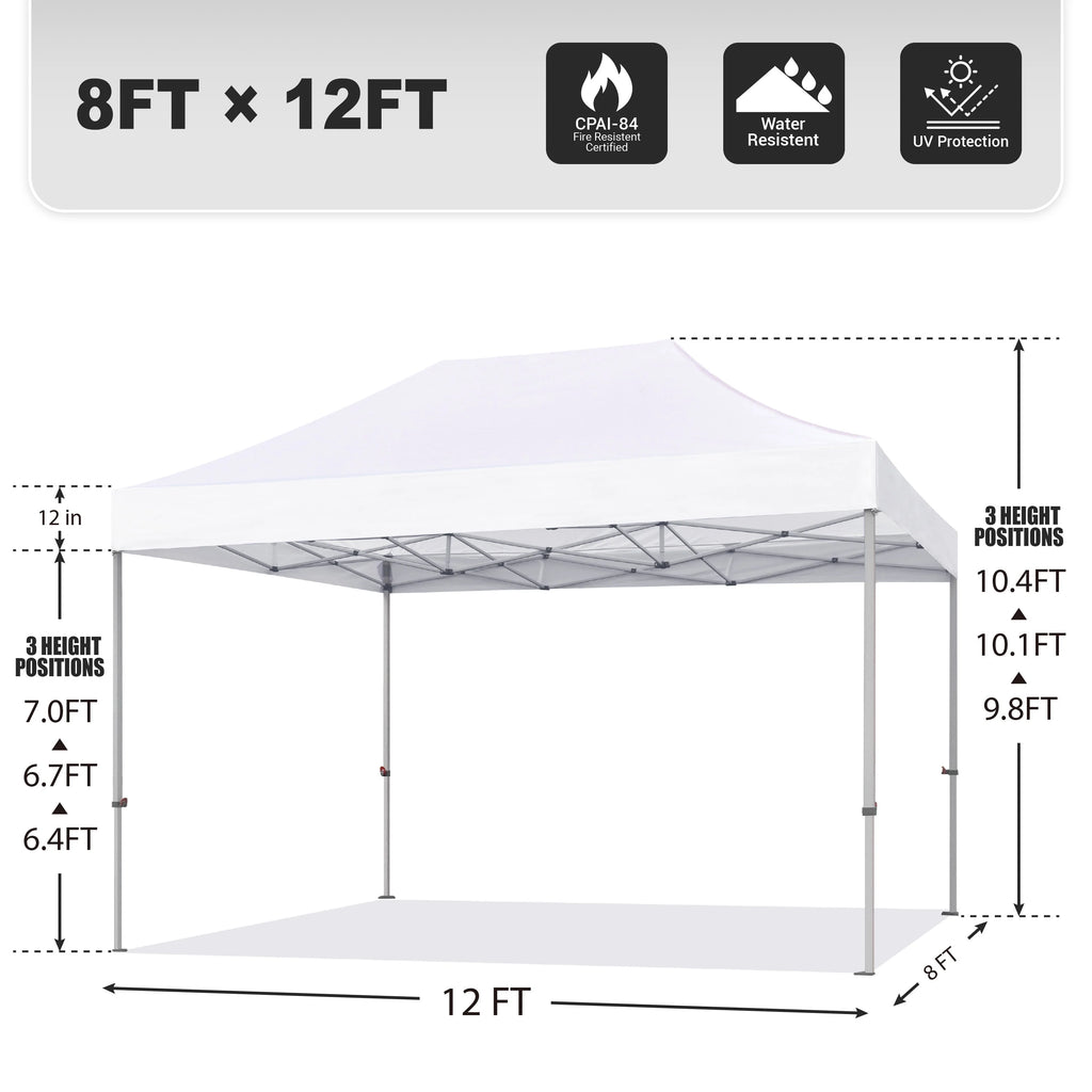 8x12 Pop up Canopy Tent F311915