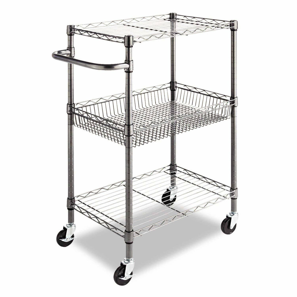 3-Tier Wire Rolling Cart O71820