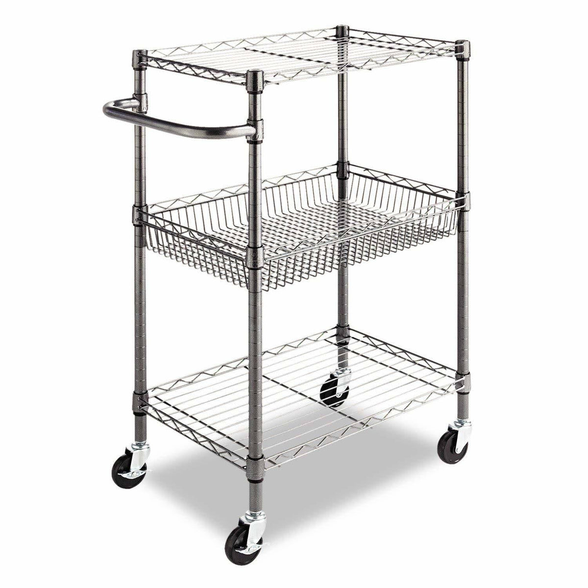 3-Tier Wire Rolling Cart O71820