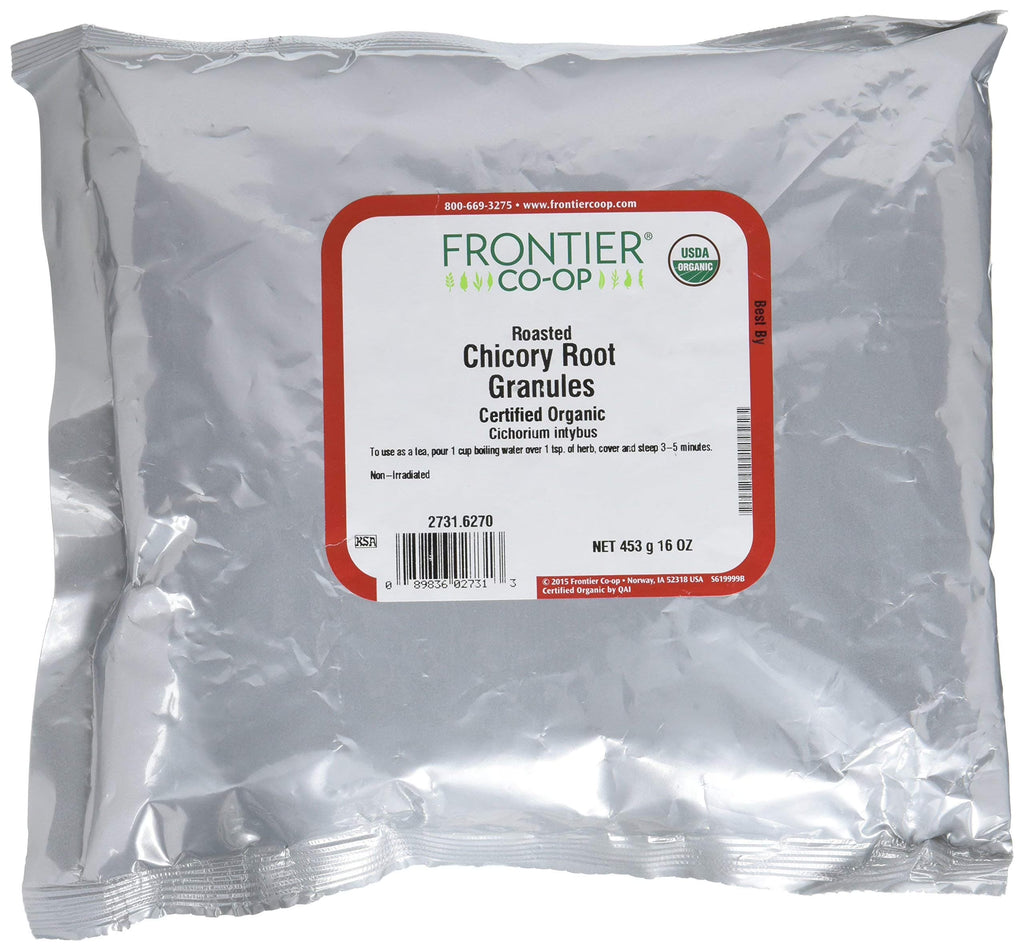 Organic Roasted Chicory Root Granules 1lb Pack of 2 K274