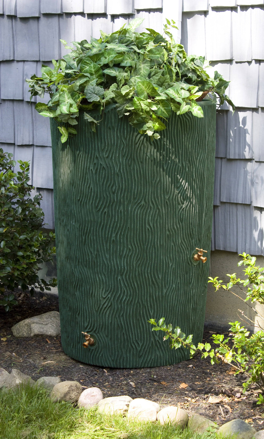 90 Gallon Bark Rain Saver - Gray C59419