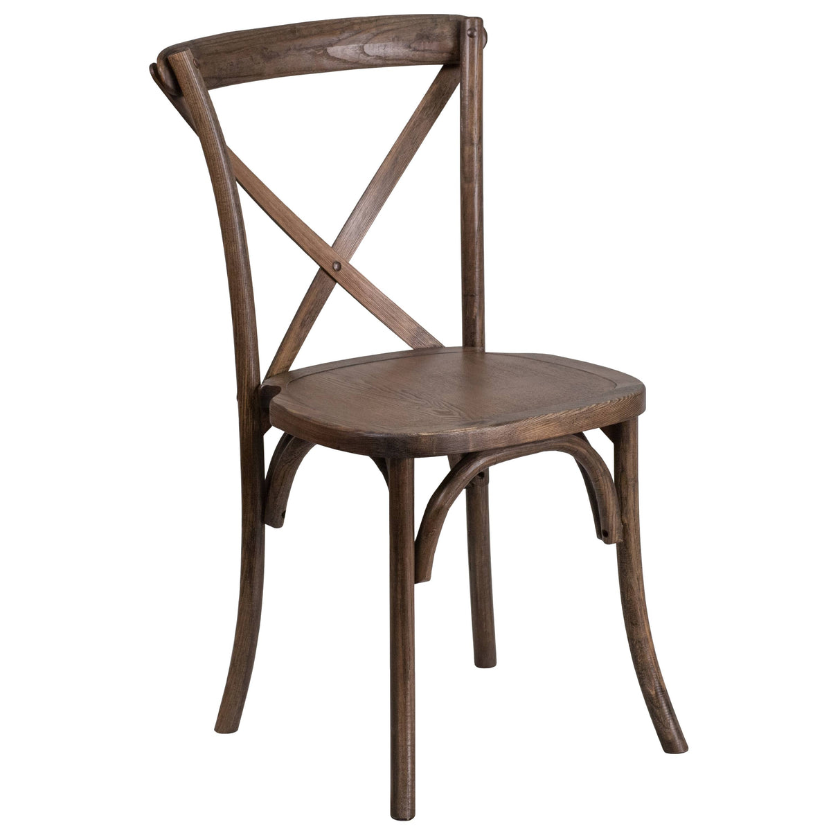 Stackable Wood Cross Back Chair U4699