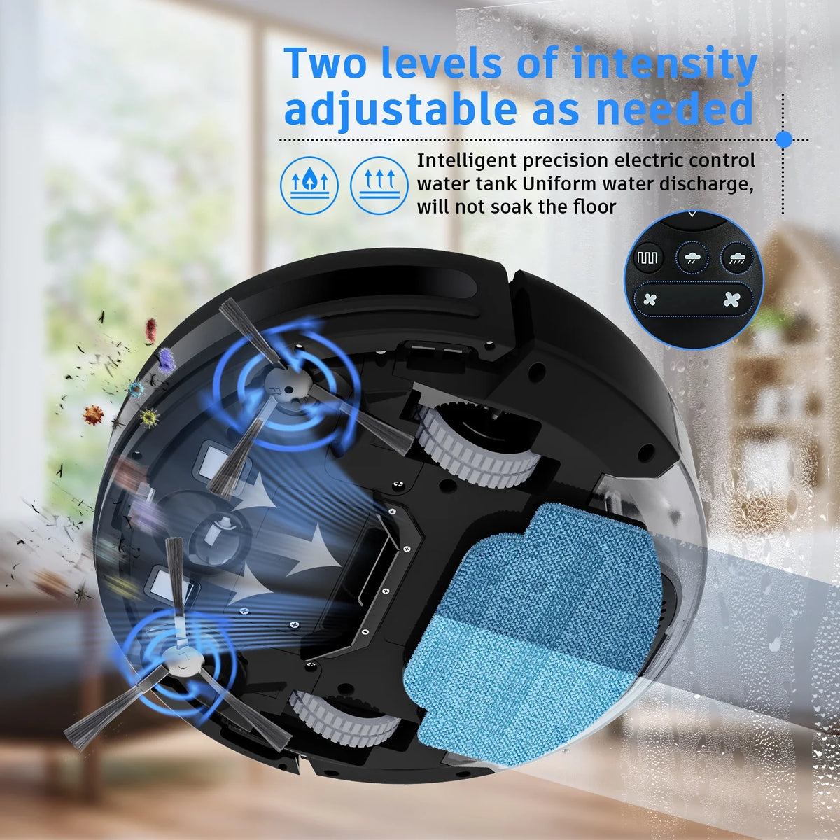 2 in 1 Robot Vacuum and Mop Combo J719