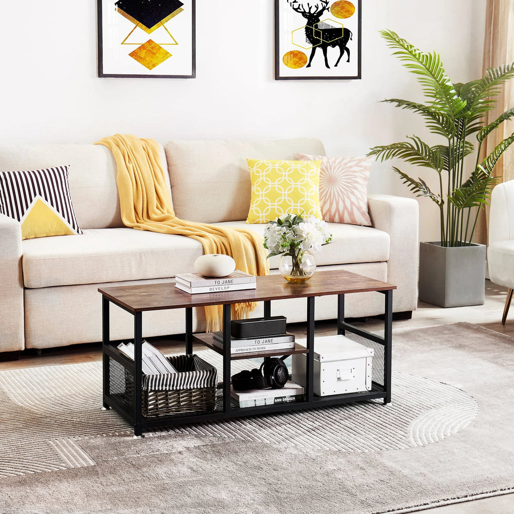 Black 3 Piece Coffee Table and End Table Set O747819