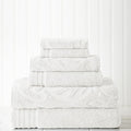 6-Piece 100% Combed Cotton Towel Set Soft Jade B889