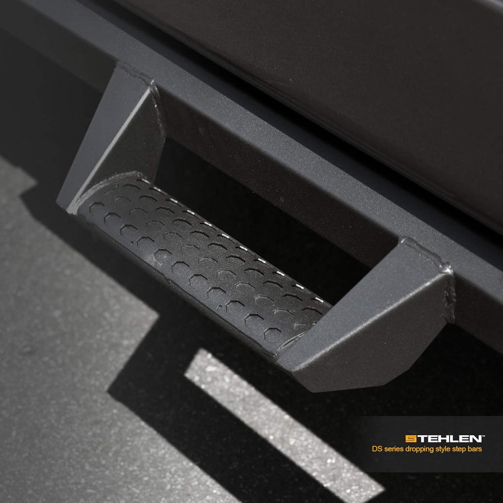 Matte Black Nerf Bars Running Boards for Ram 1500 Quad Cab G386784