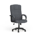 High Back Fabric Executive Swivel Office Chair with Arms Gray G823201