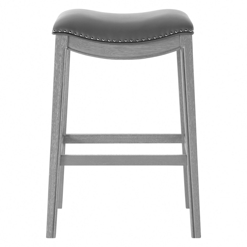 Blue PU Leather Bar Stool P842