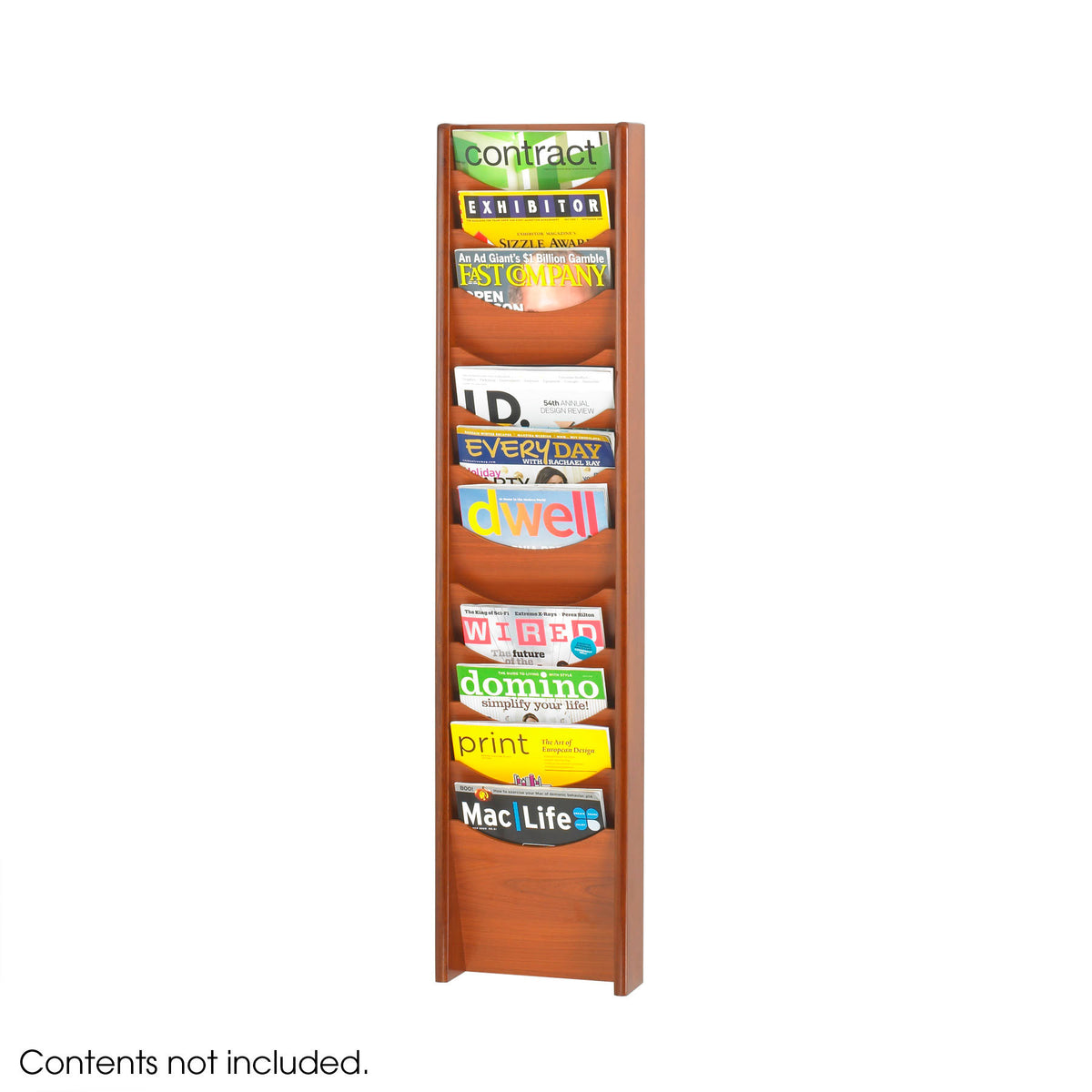 12 Pocket Wood Display Rack P5488