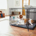 36-in L x 23-in W x 25-in H Wire Dog Crate with Mat Z51925