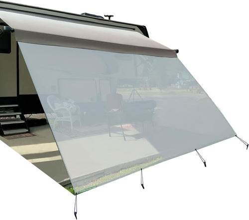 10'X20'3'' Black Mesh Sunshade Screen T1828