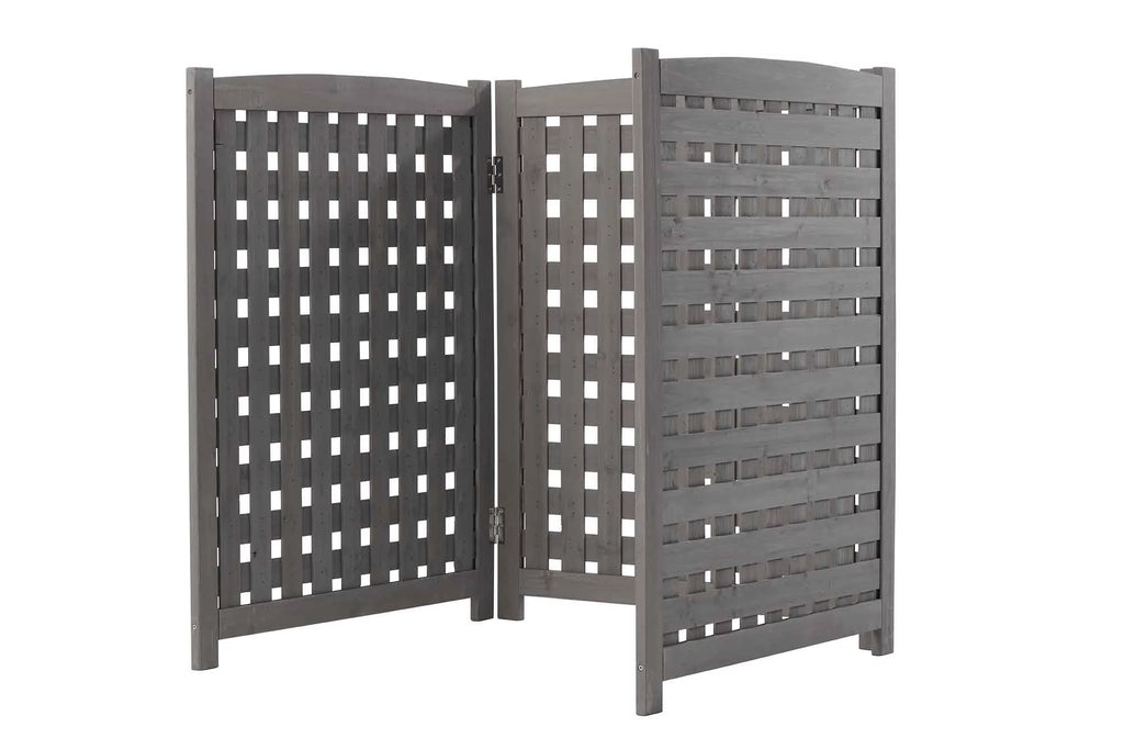 Cedar Privacy Fence Screen 3 Panels J4456