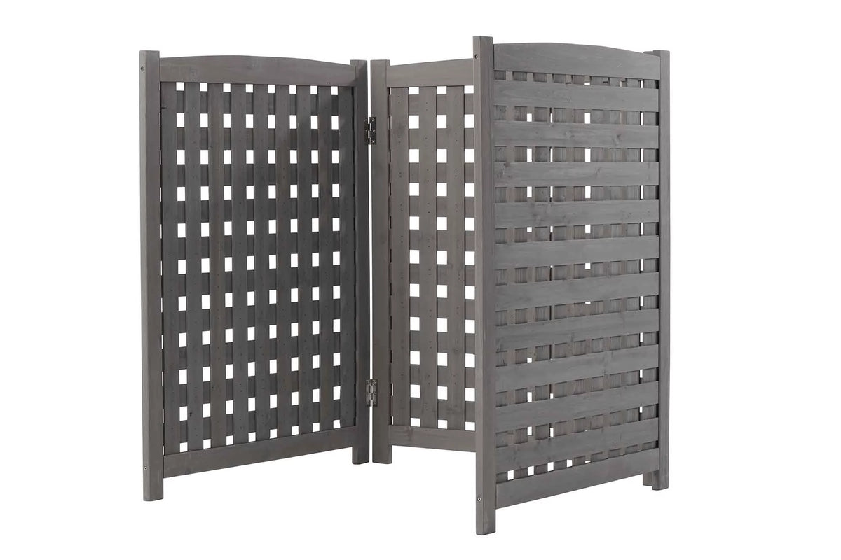 Cedar Privacy Fence Screen 3 Panels J4456